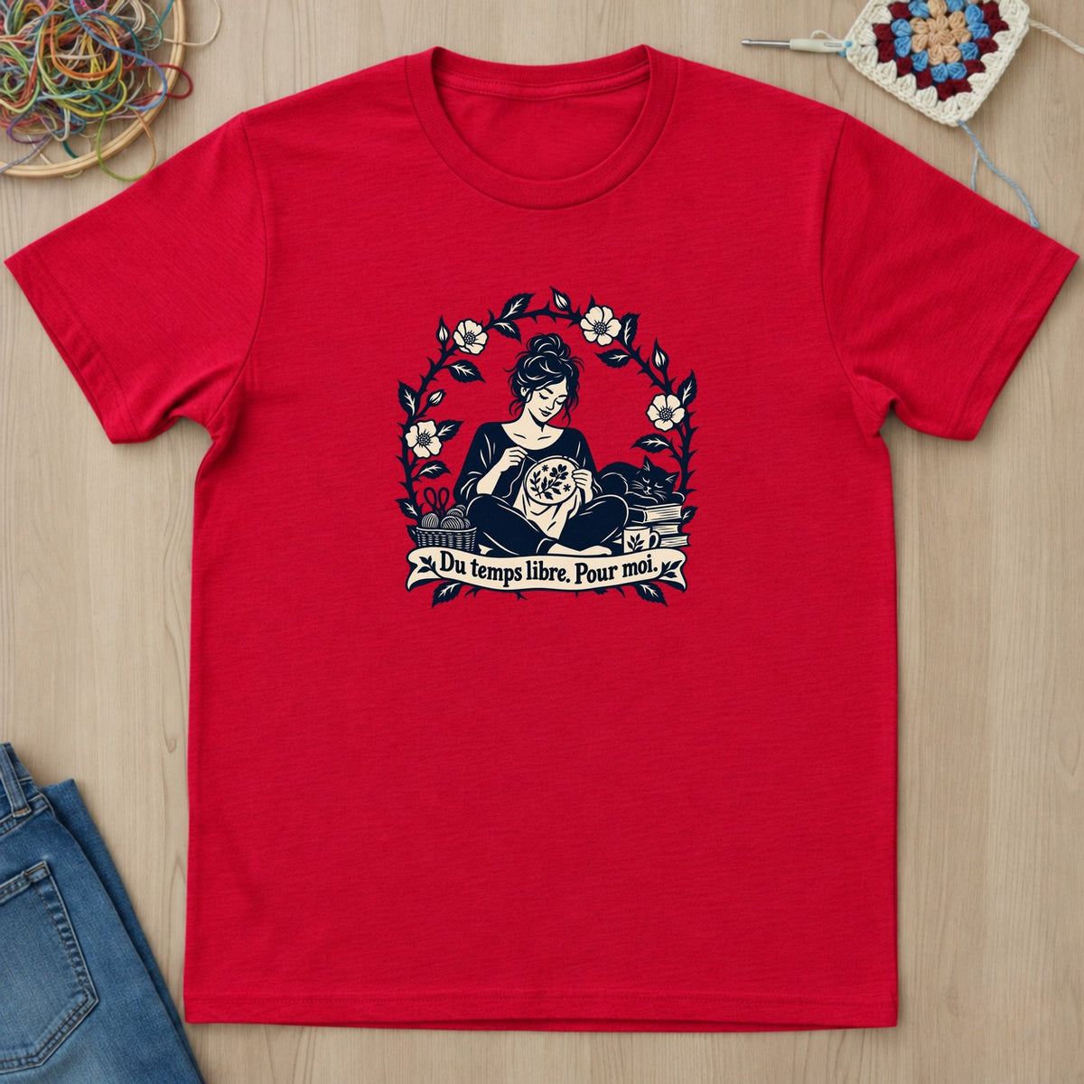 T-shirt mockup — Red