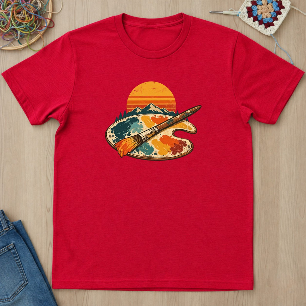 T-shirt mockup — Red