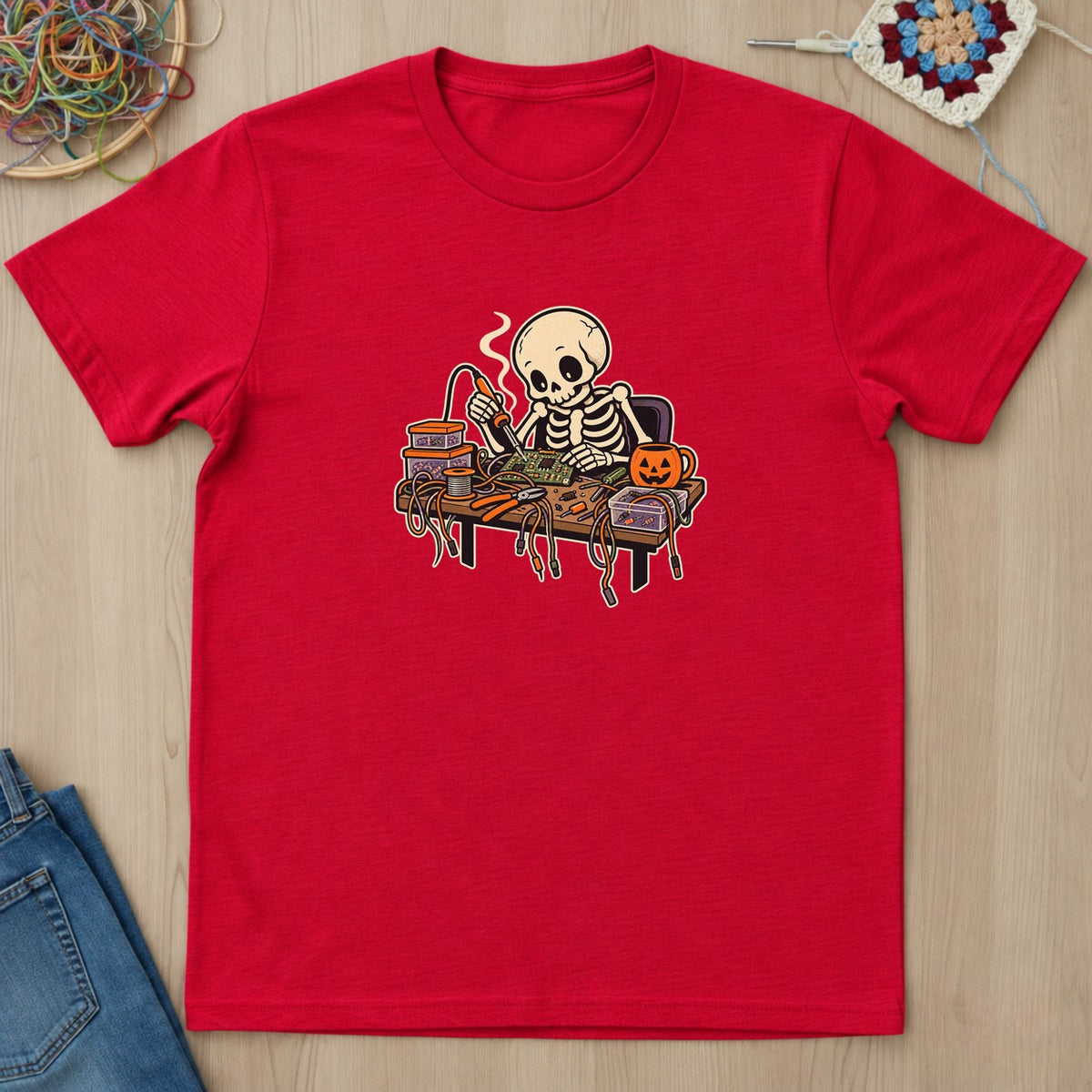 T-shirt mockup — Red