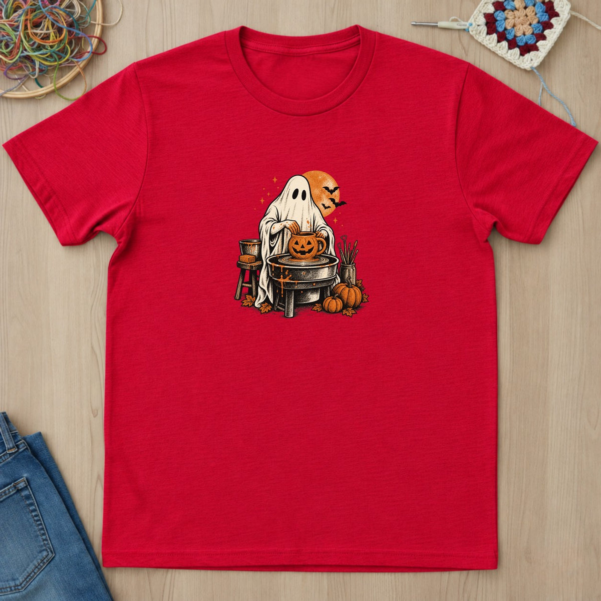 T-shirt mockup — Red