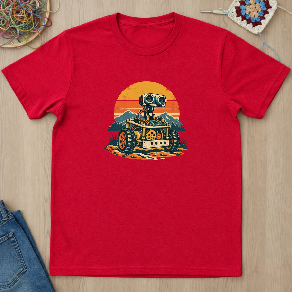 T-shirt mockup — Red