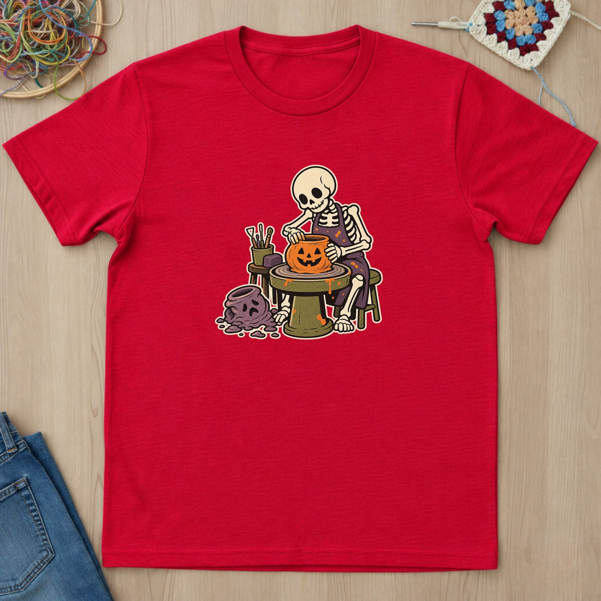 T-shirt mockup — Red