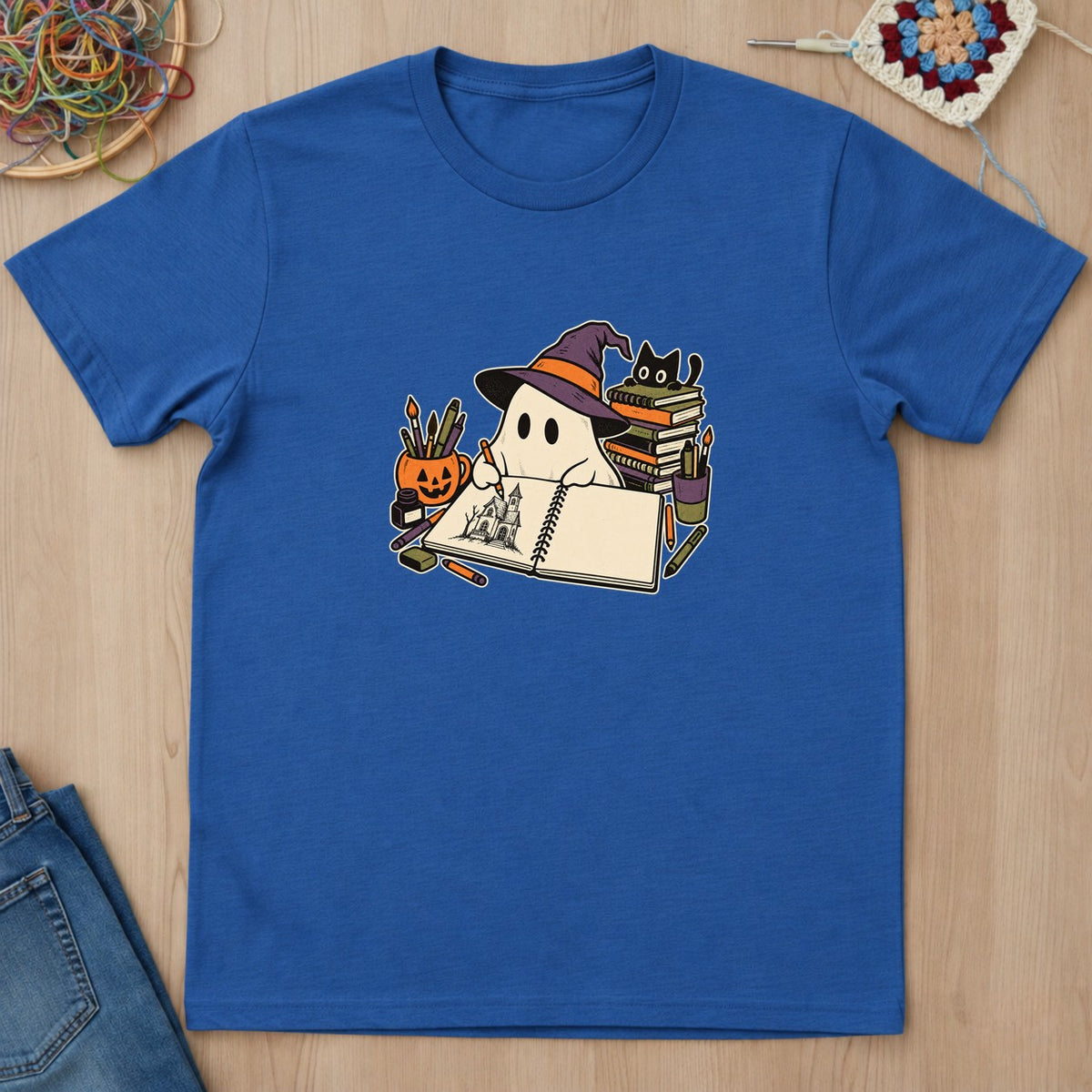 T-shirt mockup — Royal