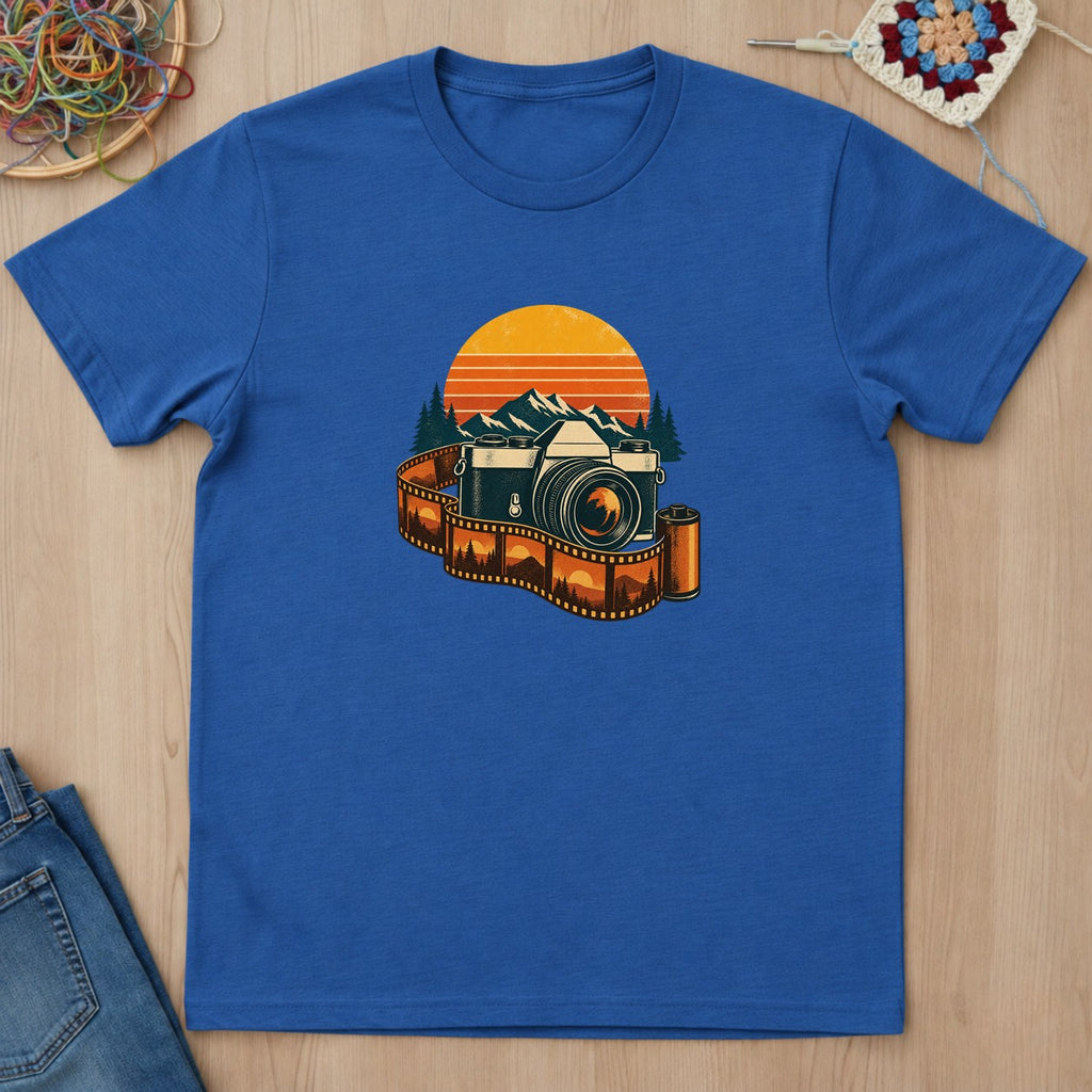 T-shirt mockup — Royal