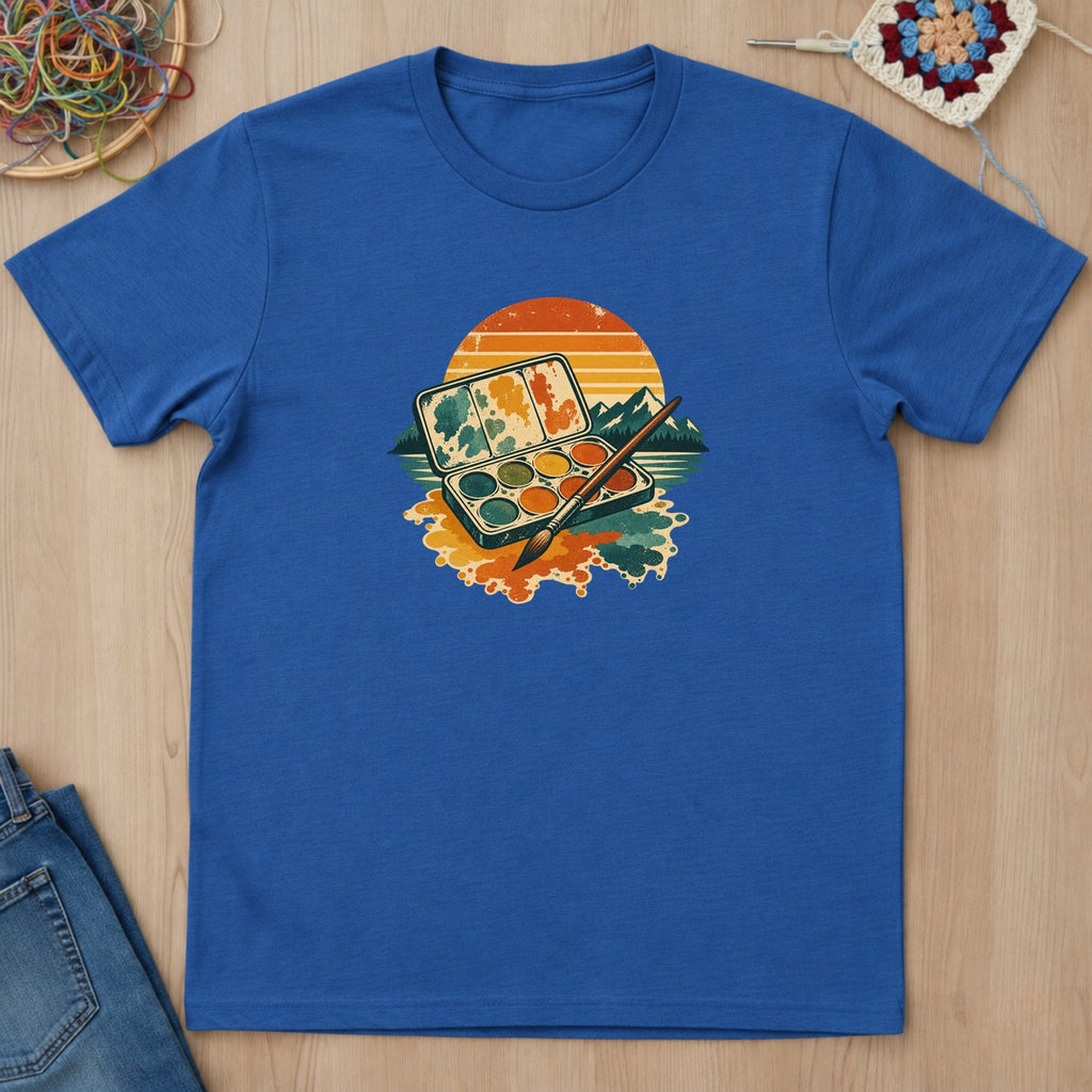 T-shirt mockup — Royal