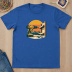 T-shirt mockup — Royal