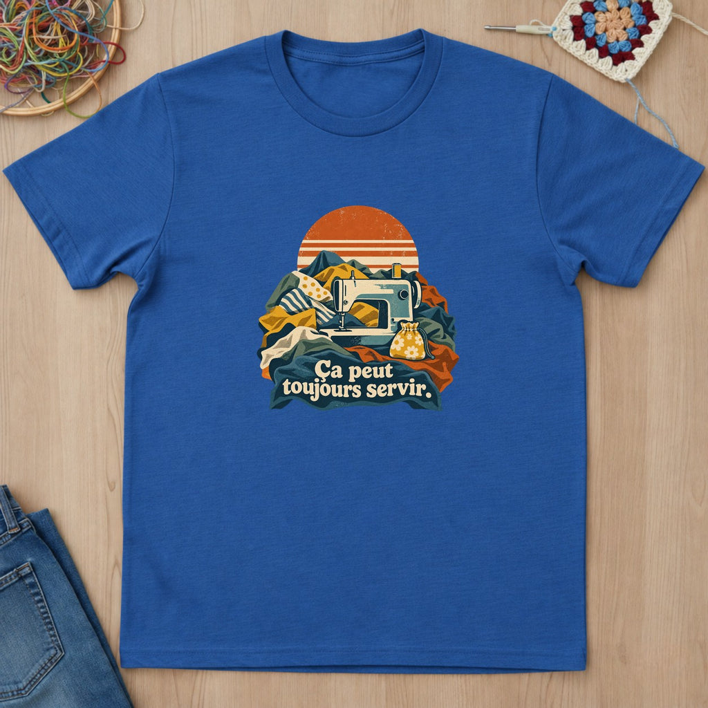 T-shirt mockup — Royal