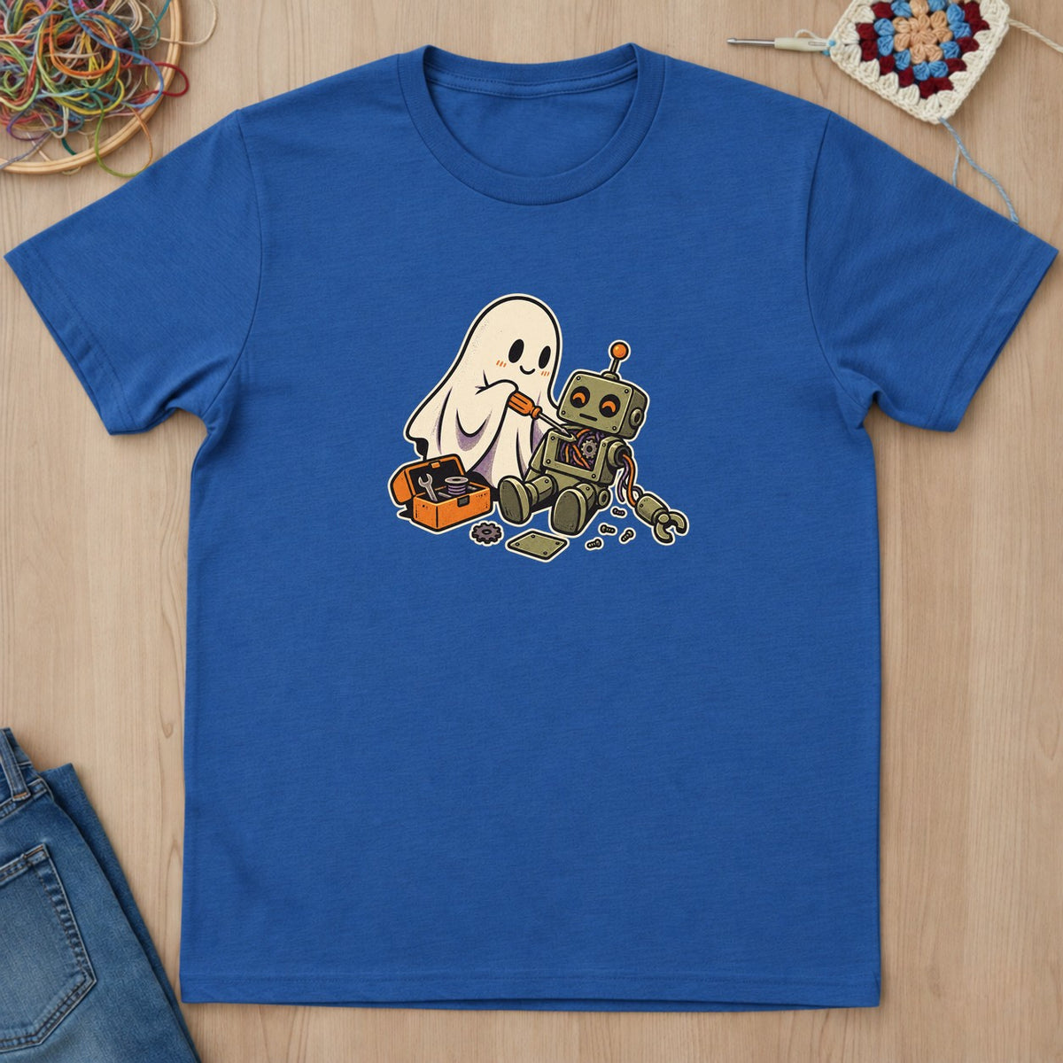 T-shirt mockup — Royal
