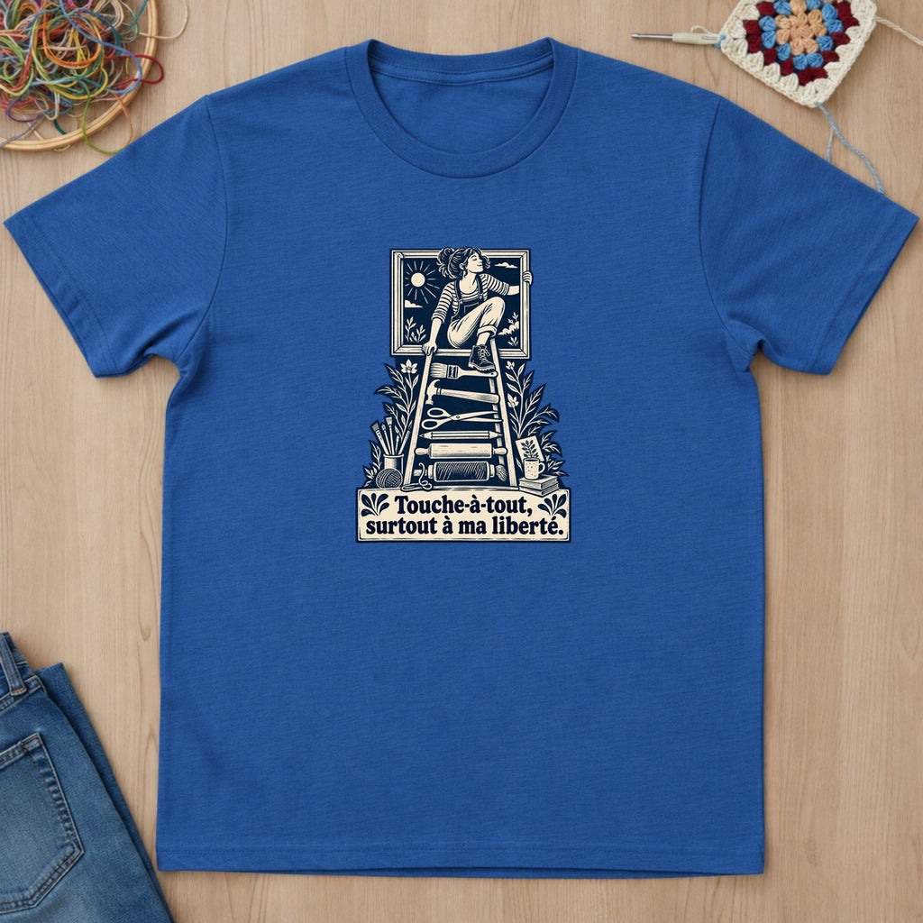 T-shirt mockup — Royal