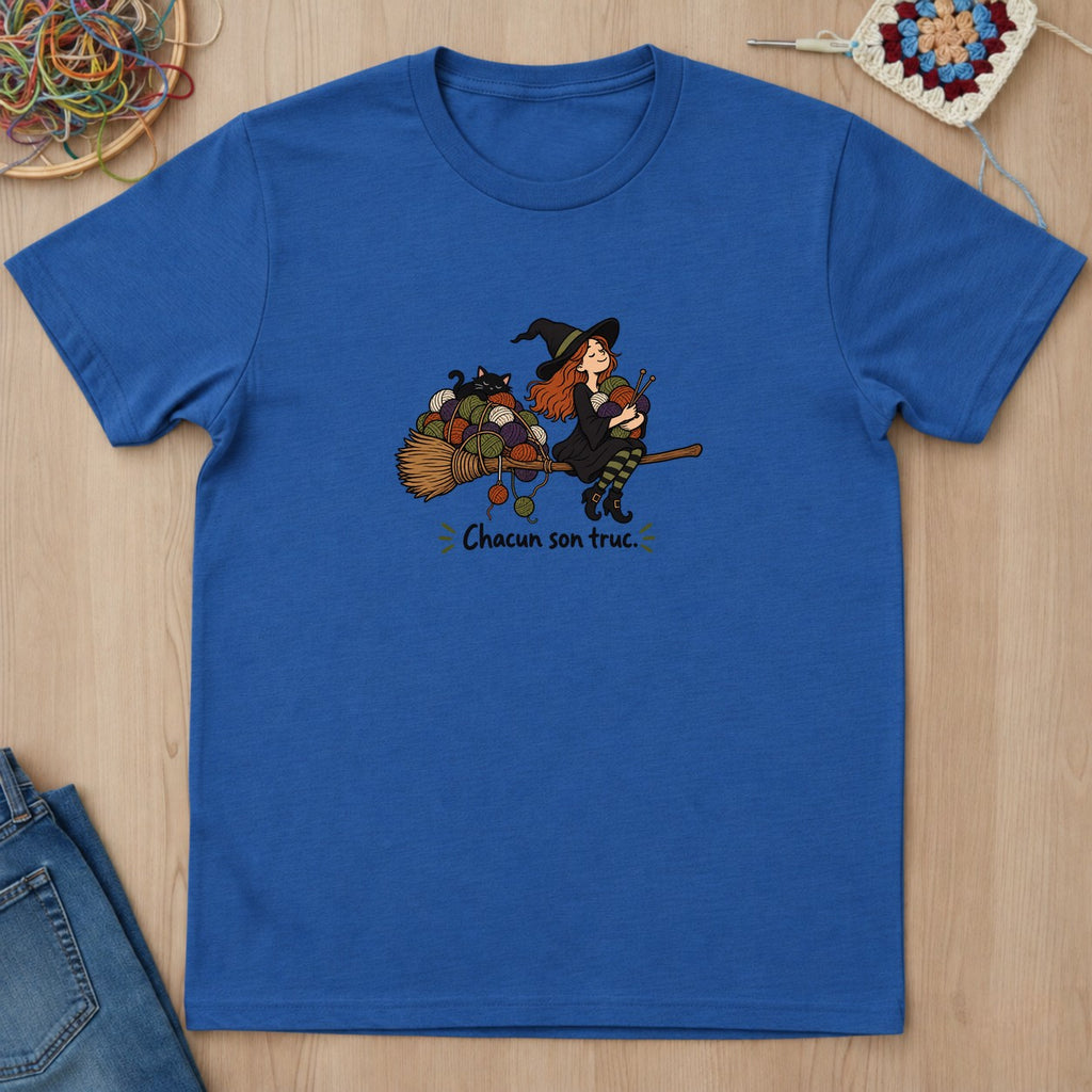 T-shirt mockup — Royal