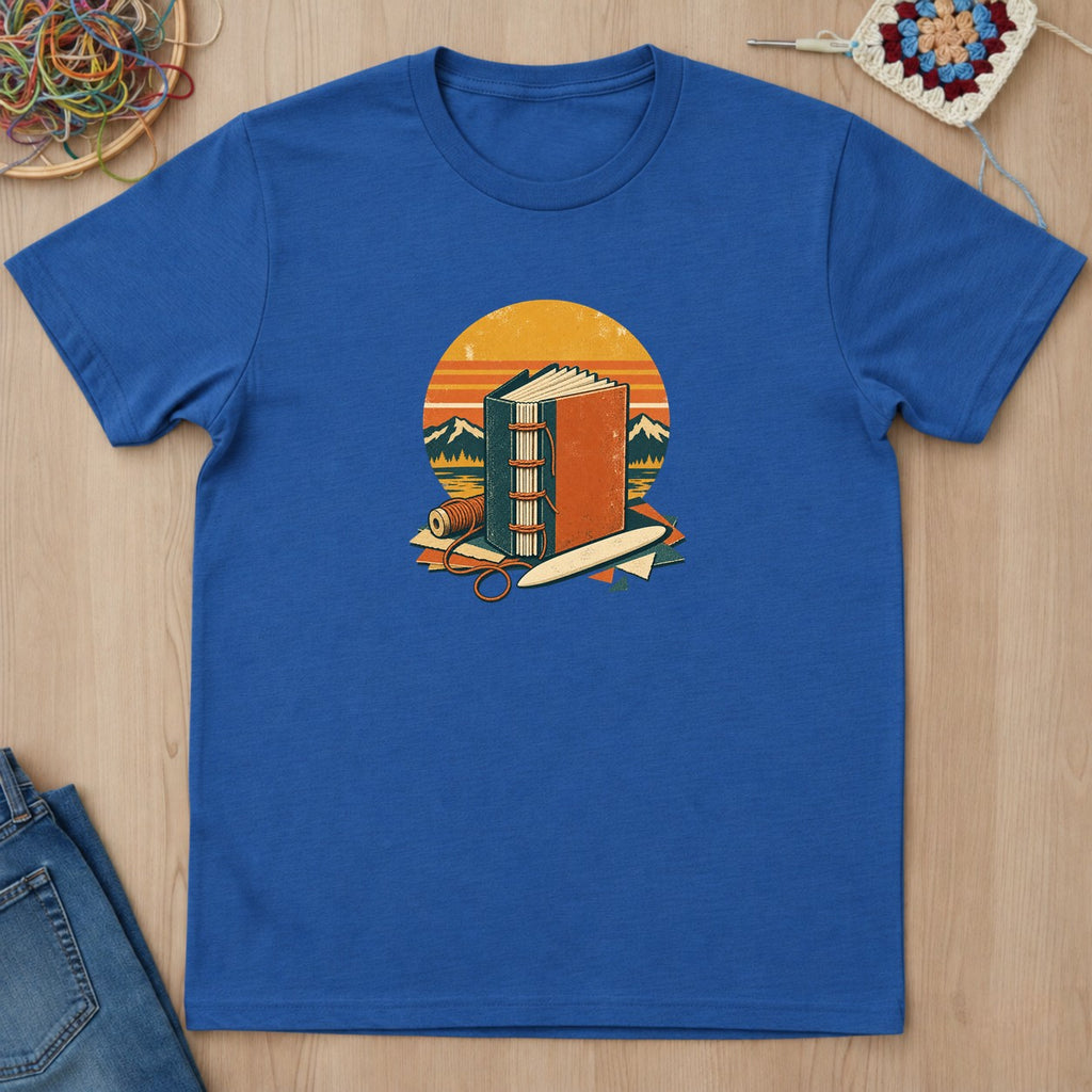 T-shirt mockup — Royal