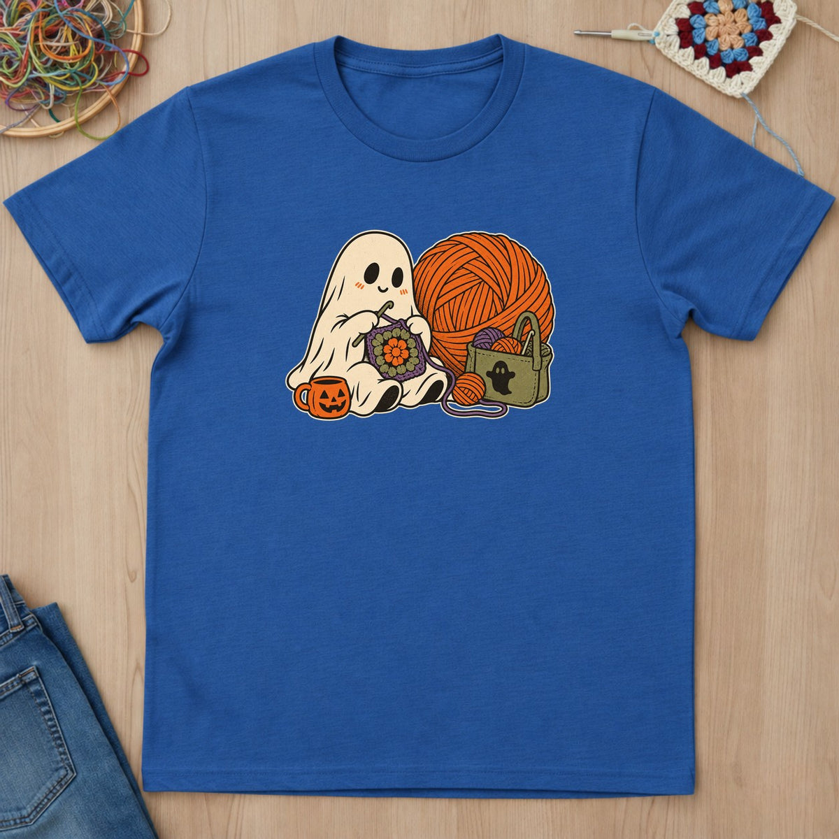 T-shirt mockup — Royal