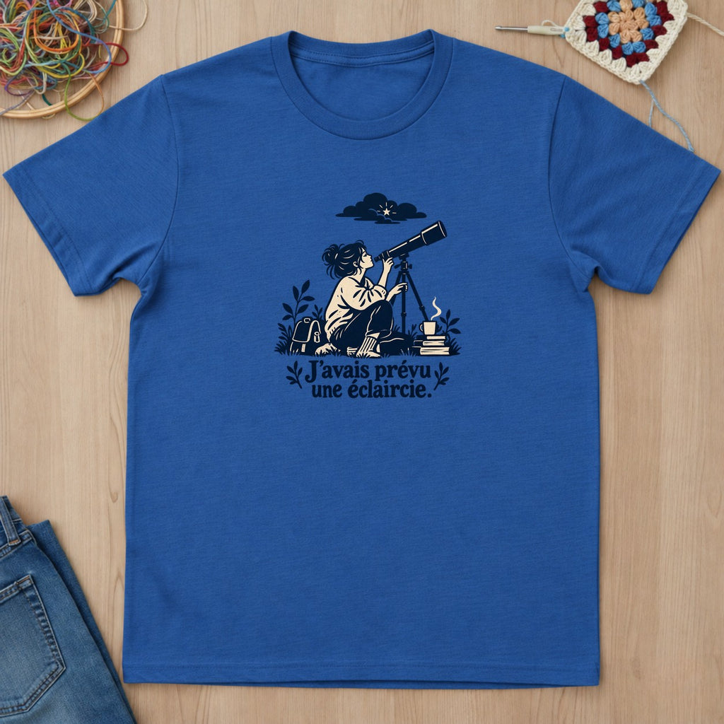 T-shirt mockup — Royal