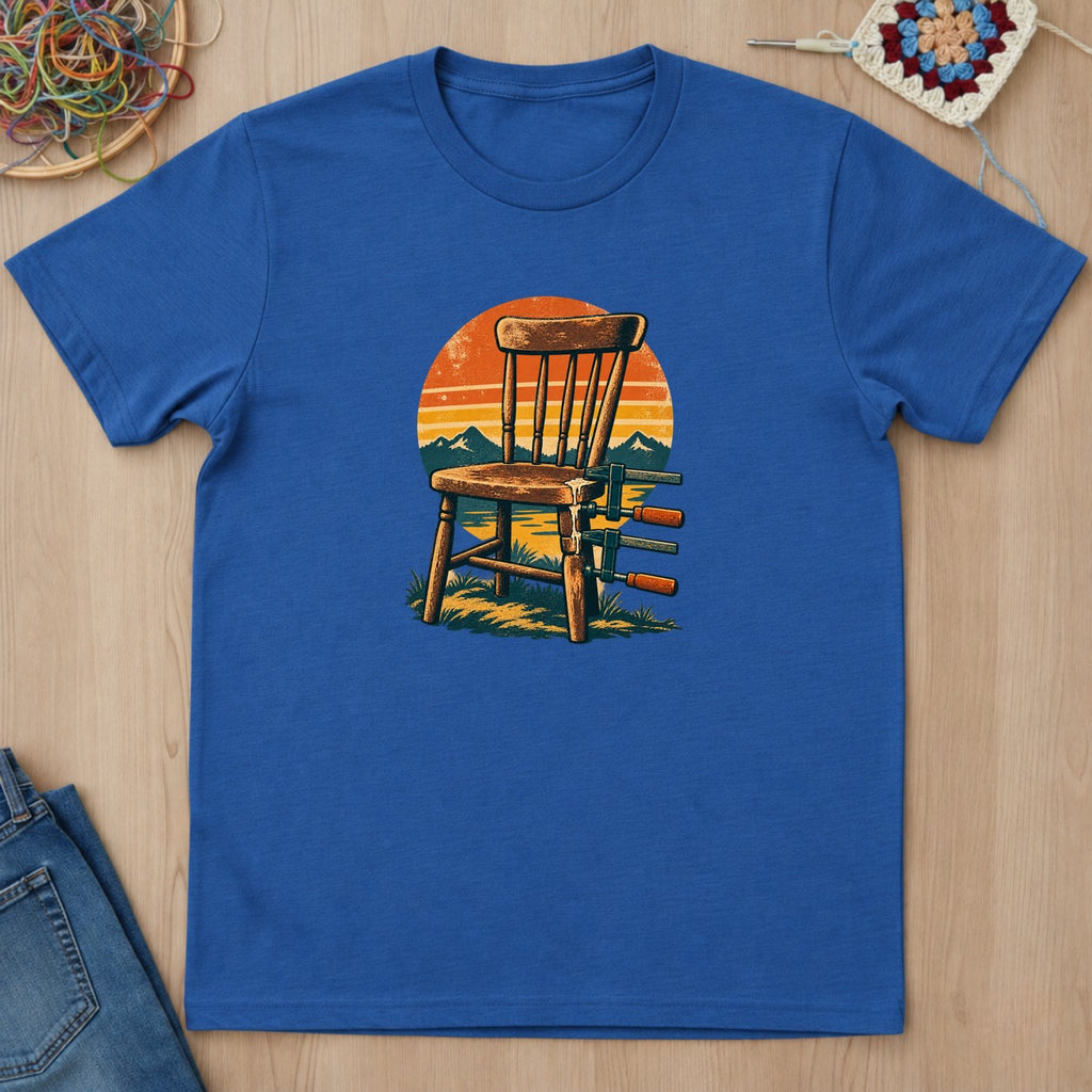 T-shirt mockup — Royal
