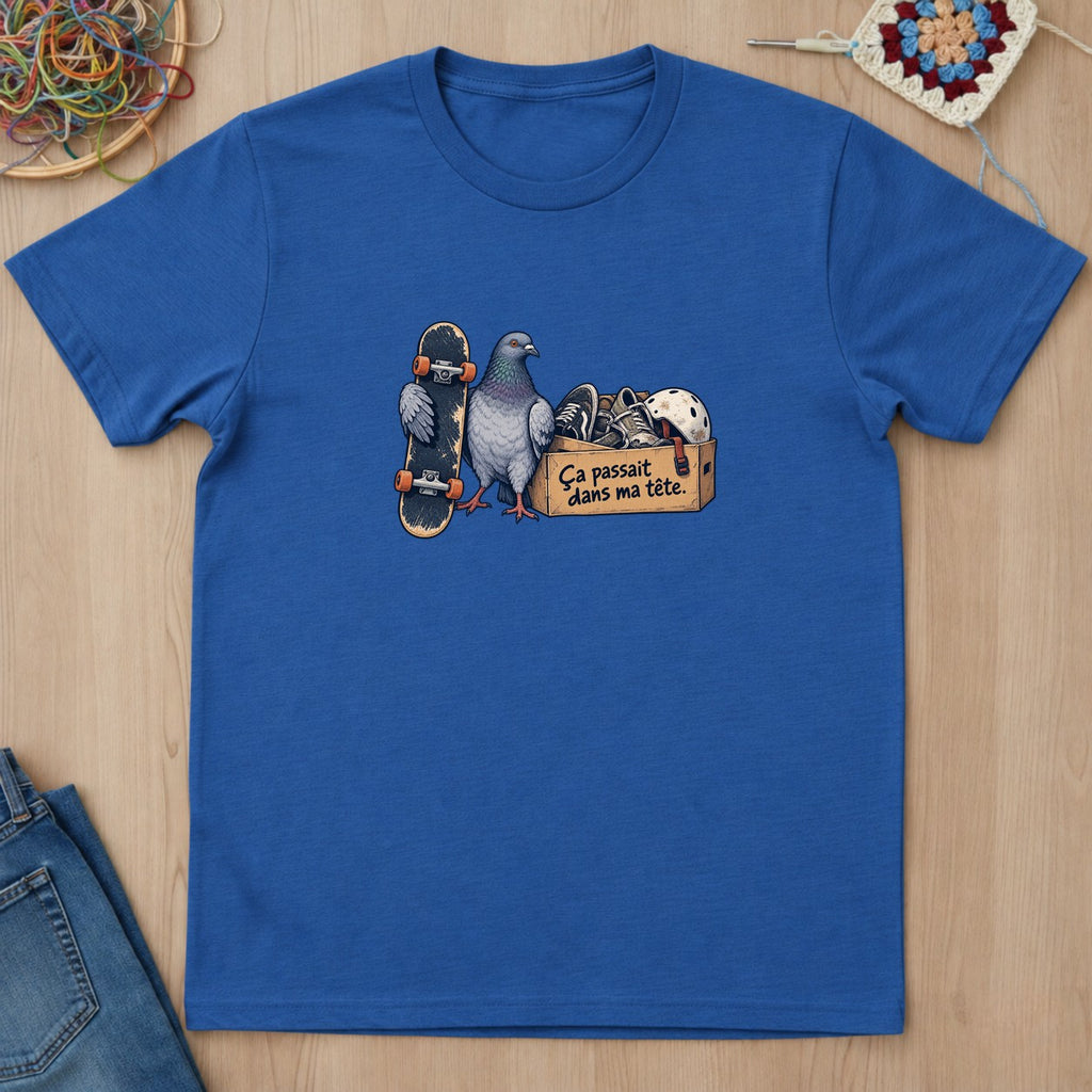 T-shirt mockup — Royal
