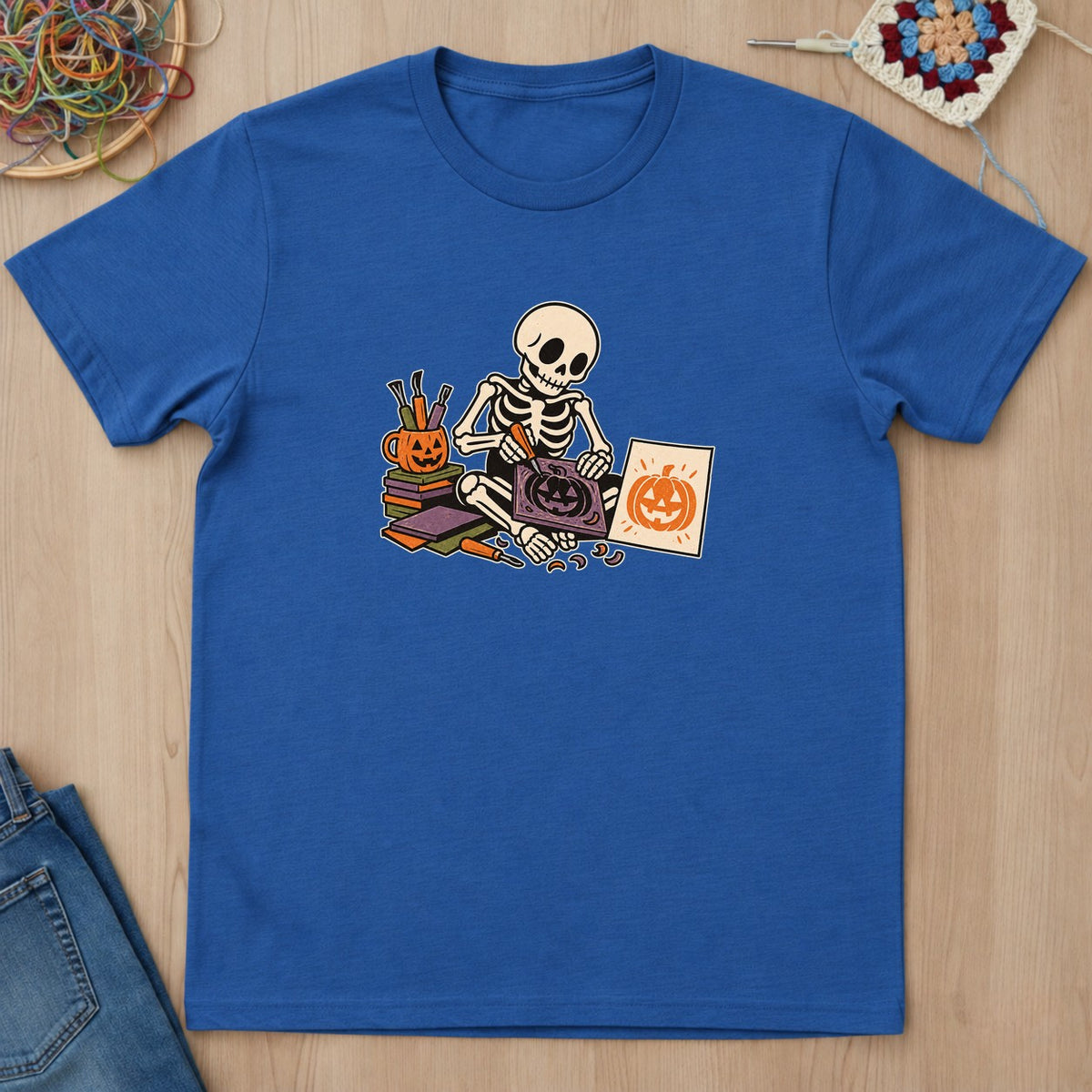 T-shirt mockup — Royal