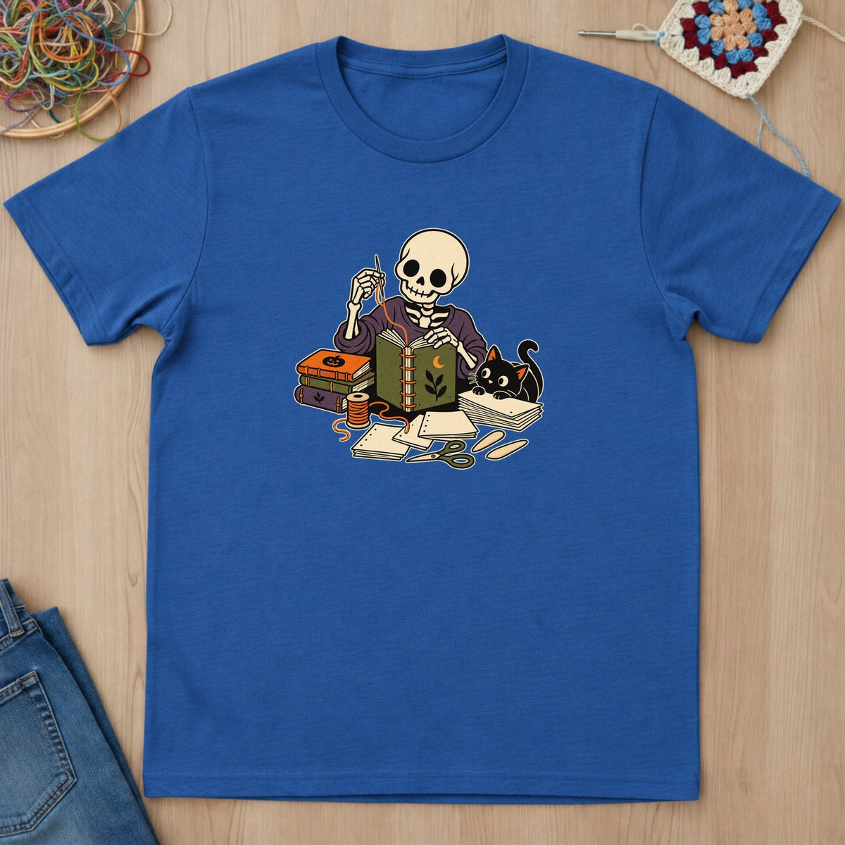 T-shirt mockup — Royal