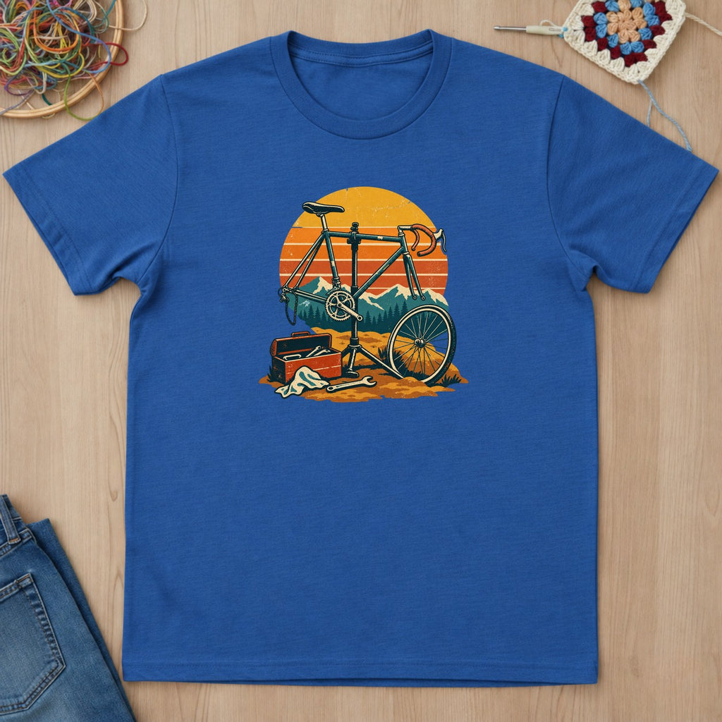 T-shirt mockup — Royal