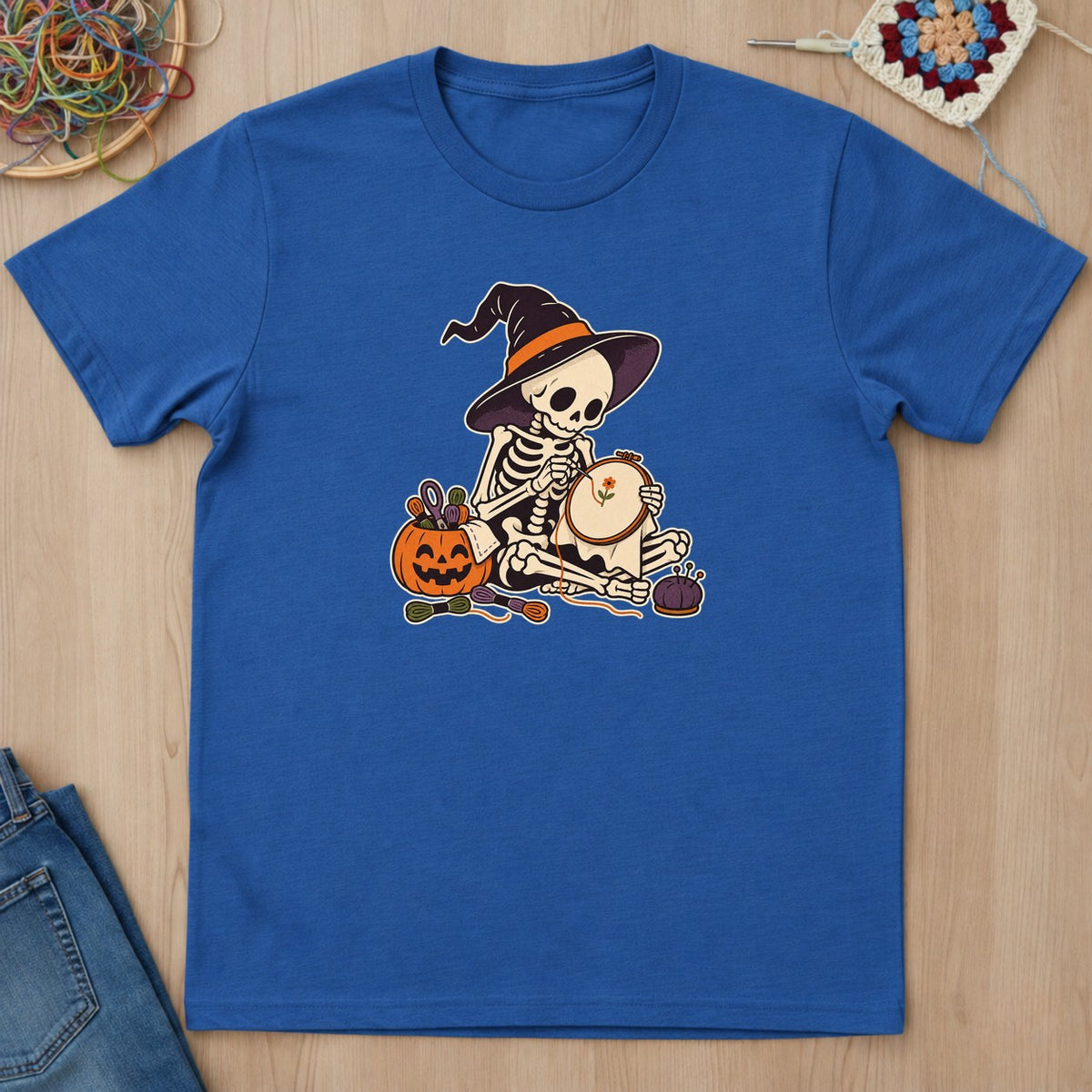 T-shirt mockup — Royal