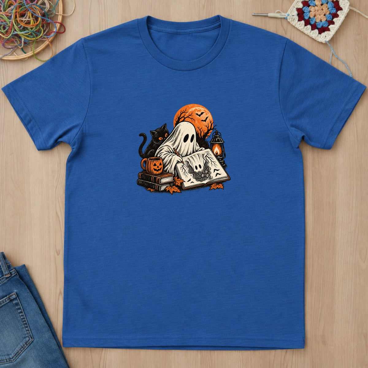 T-shirt mockup — Royal