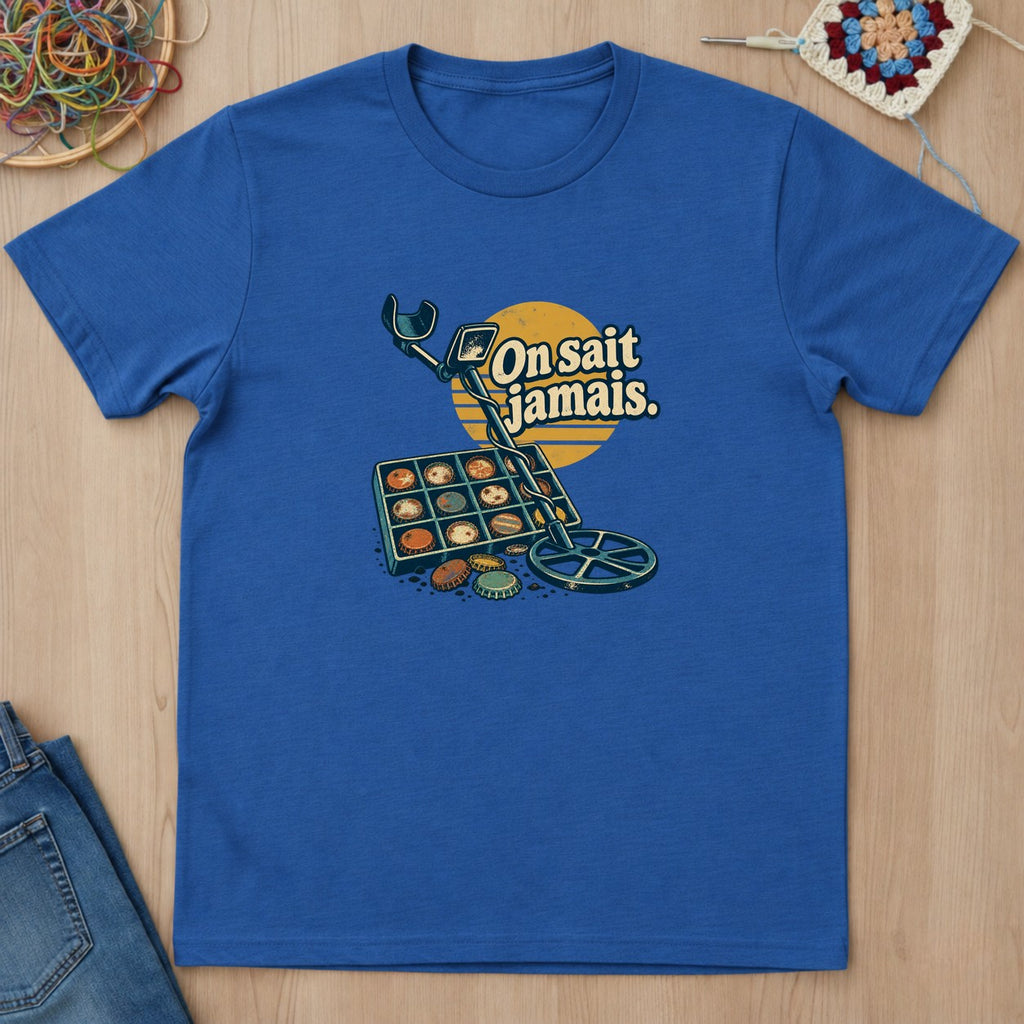 T-shirt mockup — Royal