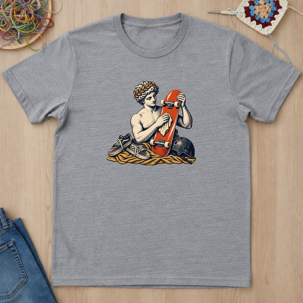 T-shirt mockup — Sport Grey