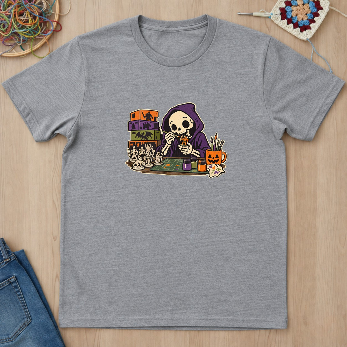 T-shirt mockup — Sport Grey