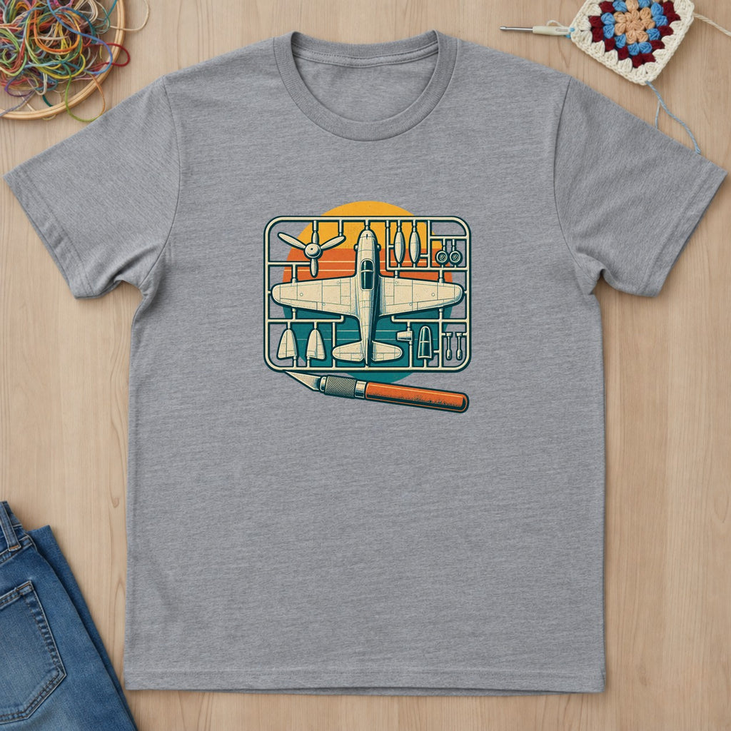 T-shirt mockup — Sport Grey