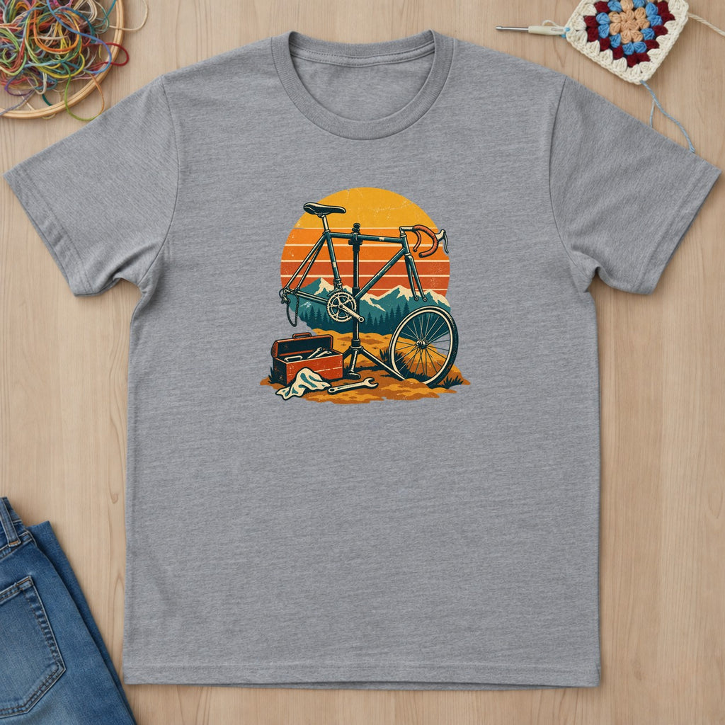 T-shirt mockup — Sport Grey
