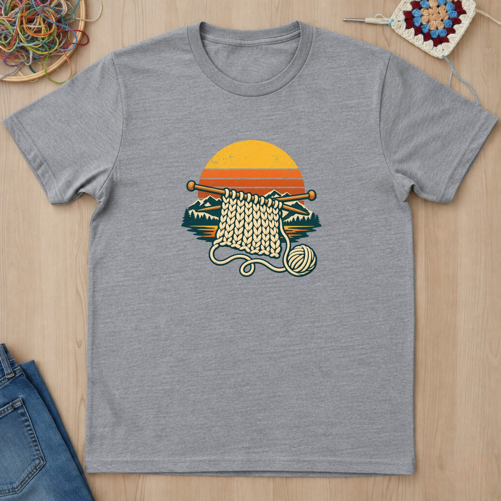 T-shirt mockup — Sport Grey