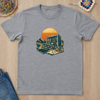 T-shirt mockup — Sport Grey