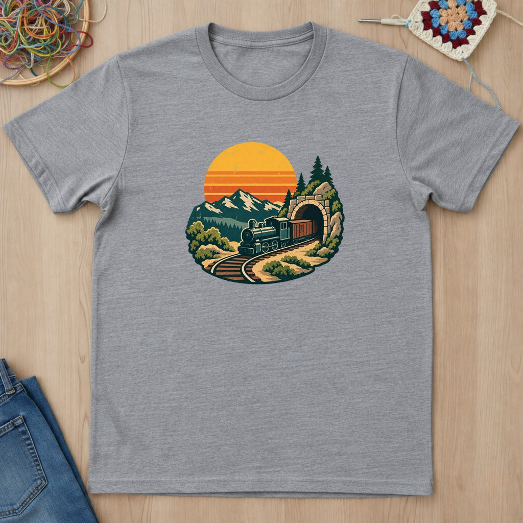 T-shirt mockup — Sport Grey