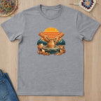 T-shirt mockup — Sport Grey