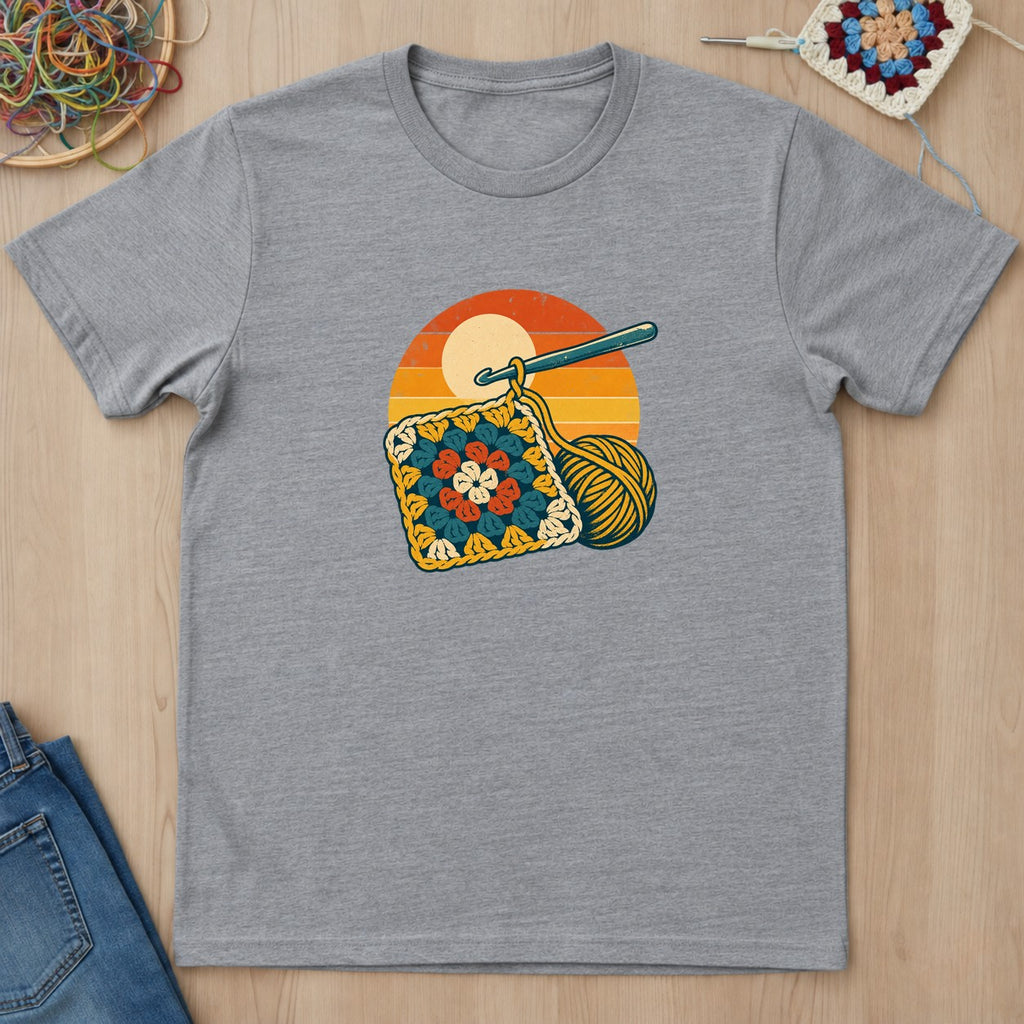 T-shirt mockup — Sport Grey