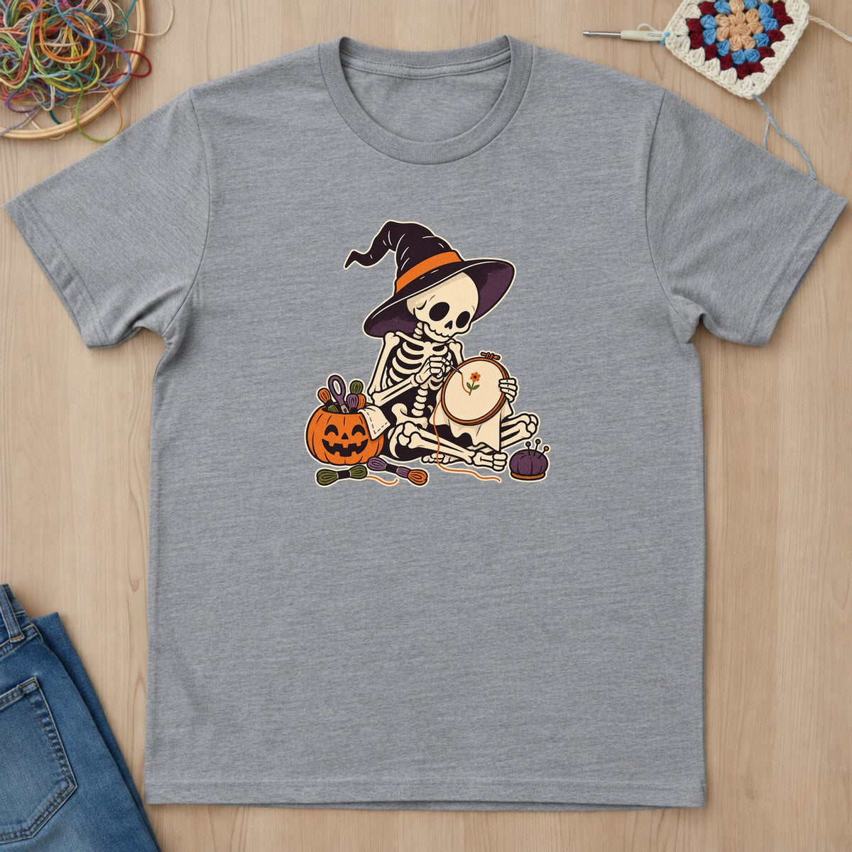 T-shirt mockup — Sport Grey
