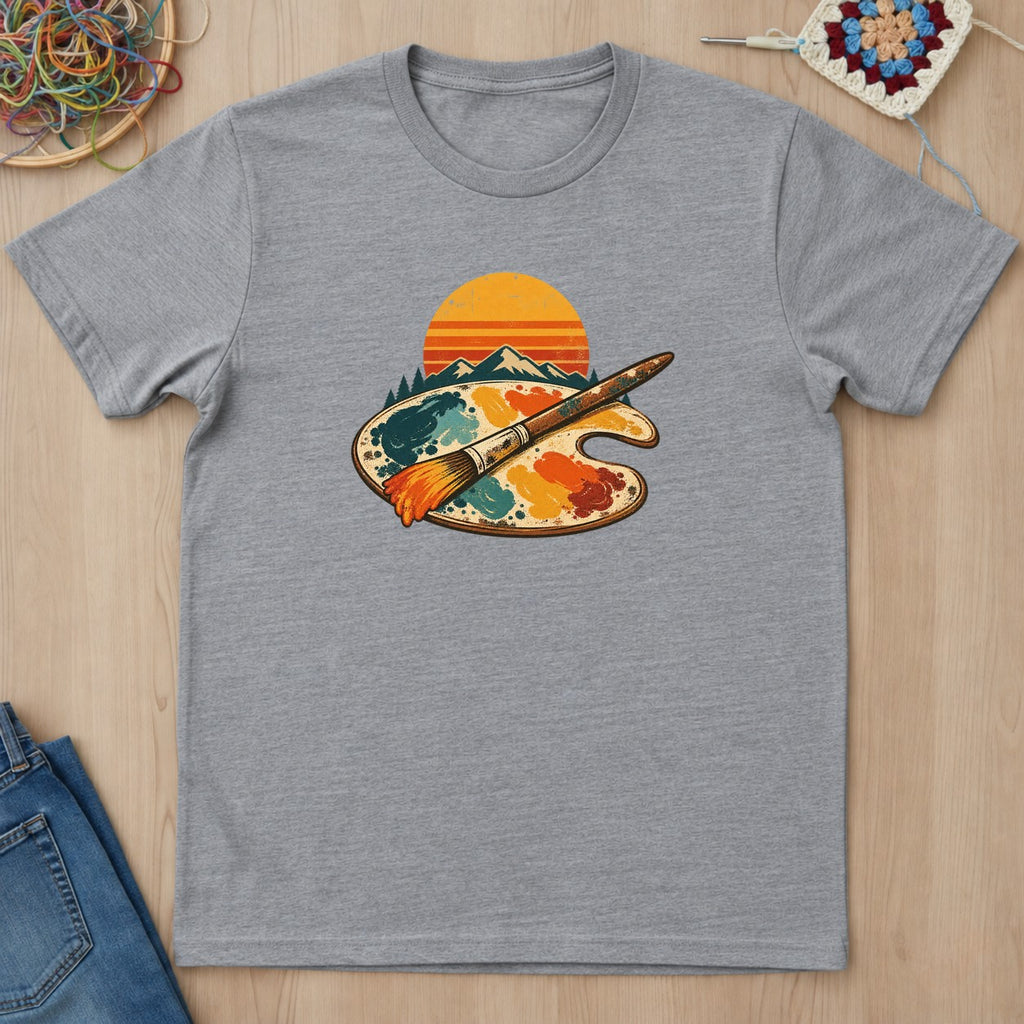 T-shirt mockup — Sport Grey