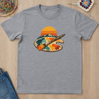 T-shirt mockup — Sport Grey