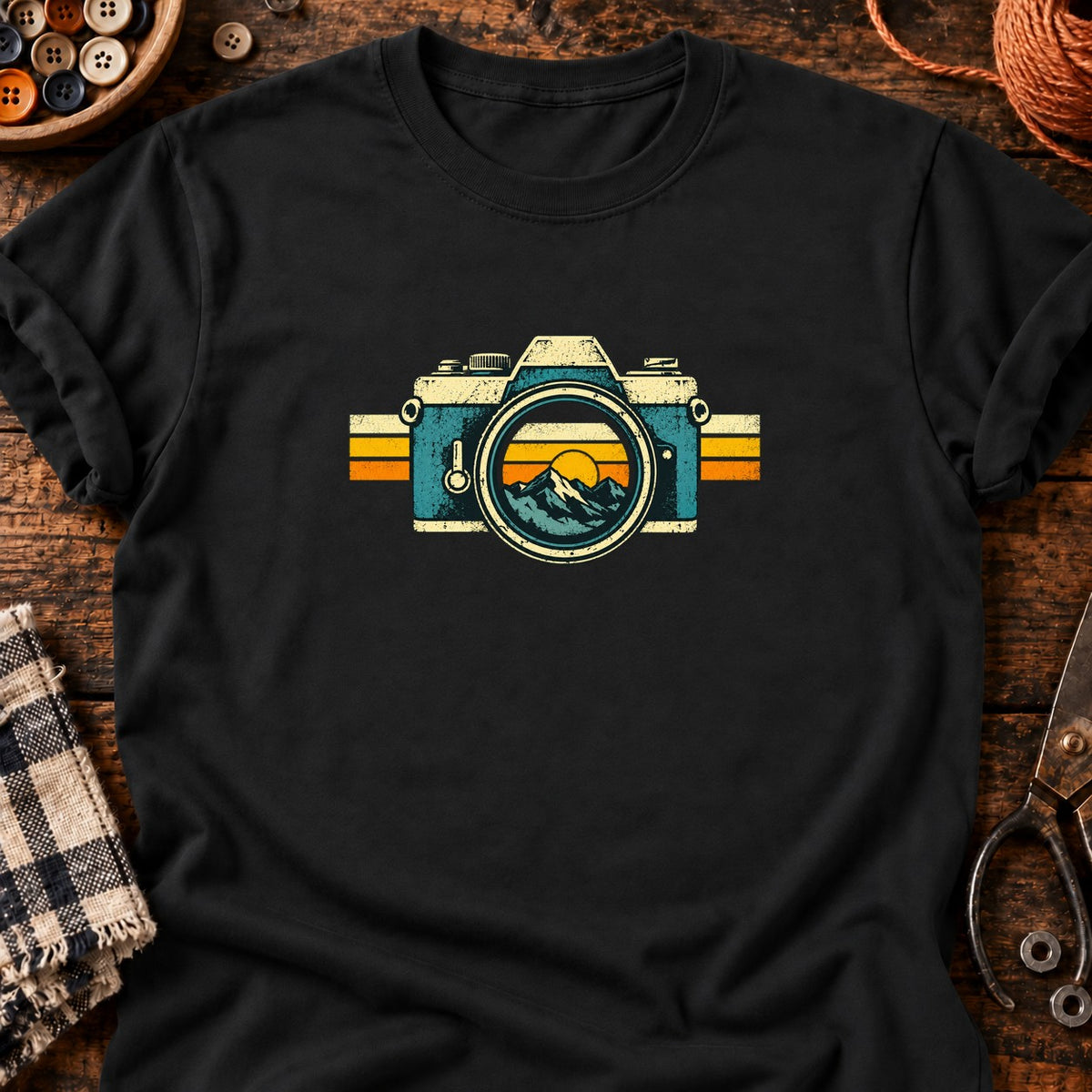 Plein cadre — T-shirt noir