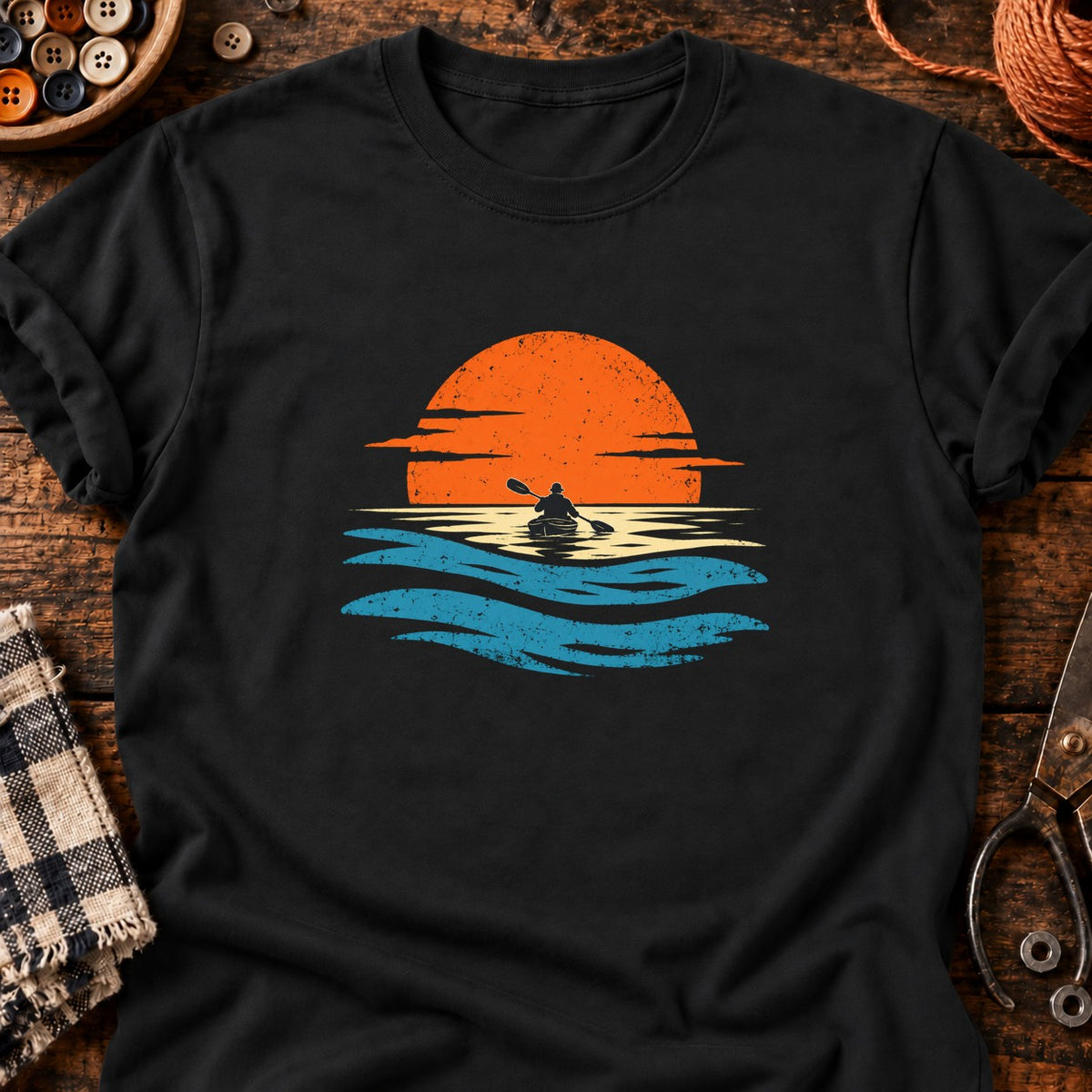 Au fil de l’eau — T-shirt noir