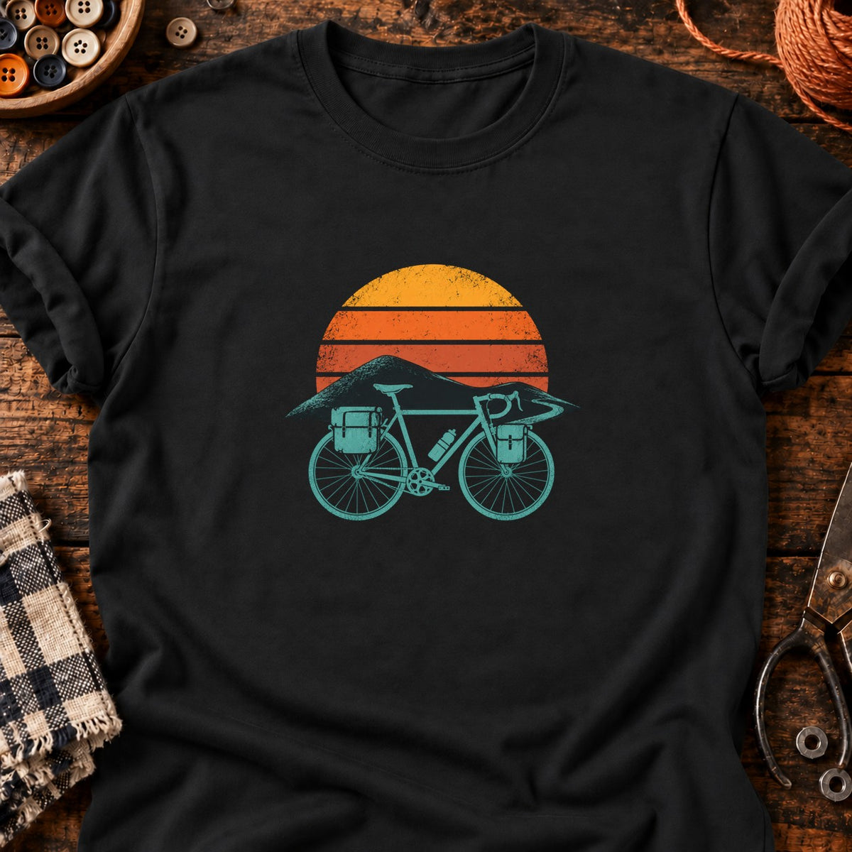 La belle échappée — T-shirt noir