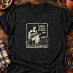 Bassiste au groove affirmé — T-shirt noir