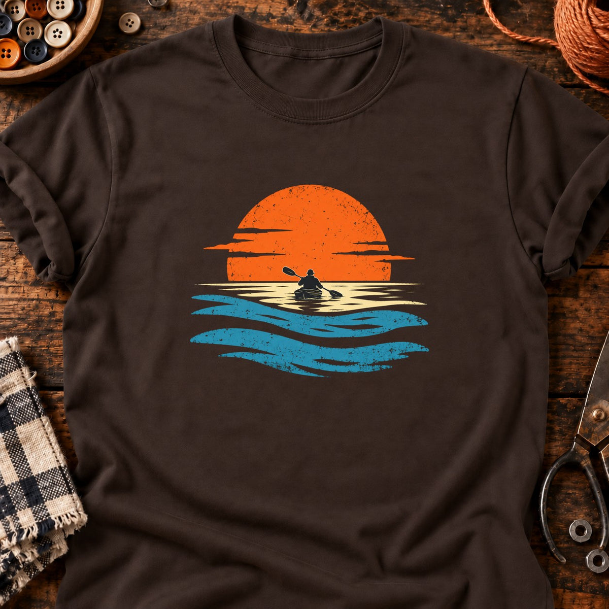 Au fil de l’eau — T-shirt chocolat