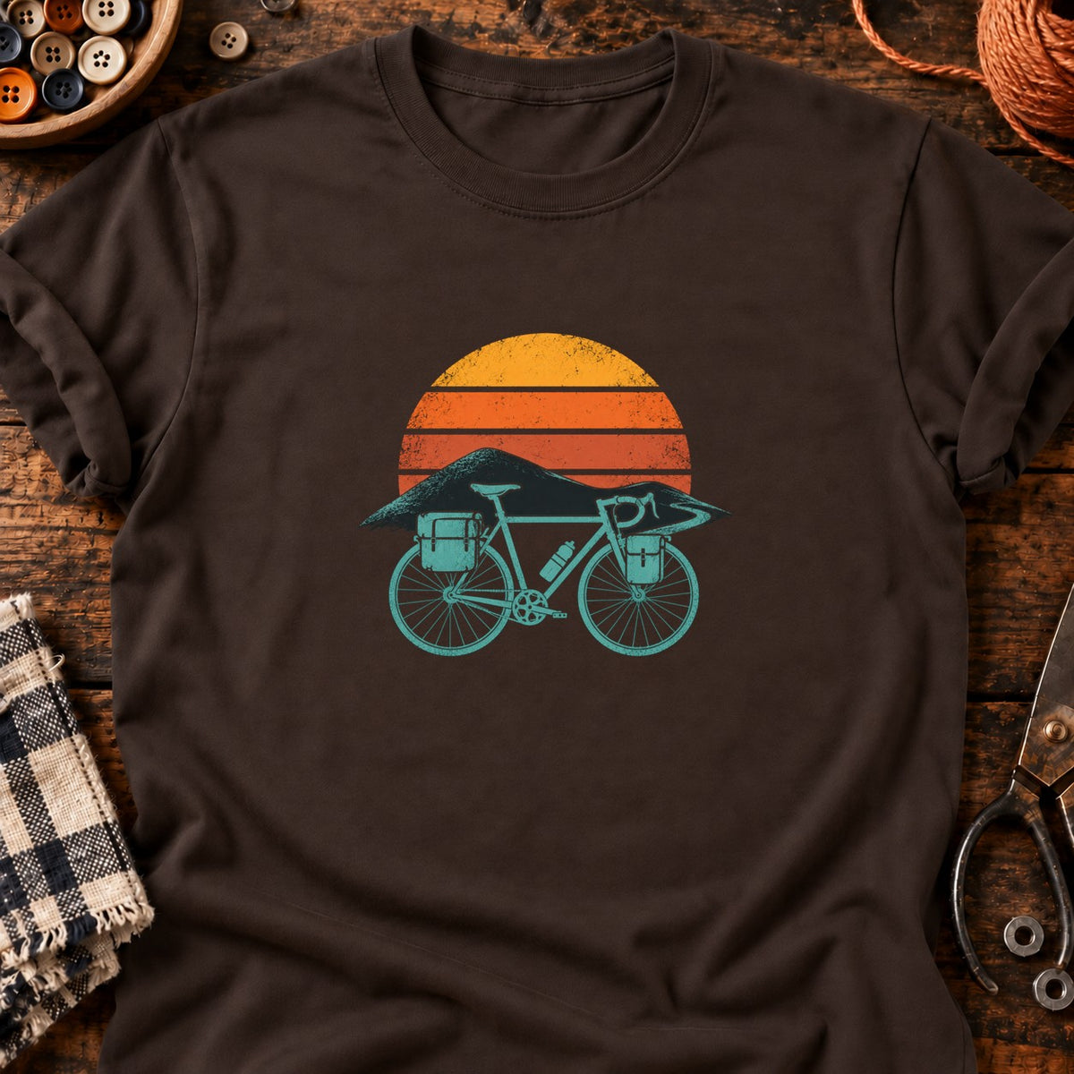 La belle échappée — T-shirt chocolat