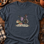 Vélo d’appartement et tricot Il sert tous les jours. — T-shirt gris anthracite chiné