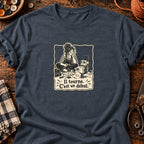 Robot qui tourne en rond — T-shirt gris anthracite chiné