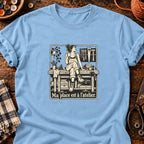 Ma place est à l’atelier. — T-shirt bleu clair