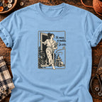 Ni muse, ni modèle. Je crée. — T-shirt bleu clair