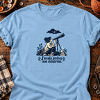 Astronome — J’avais prévu une éclaircie — T-shirt bleu clair