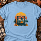 T-shirt Imprimante 3D et bateau de calibration, coloris bleu clair