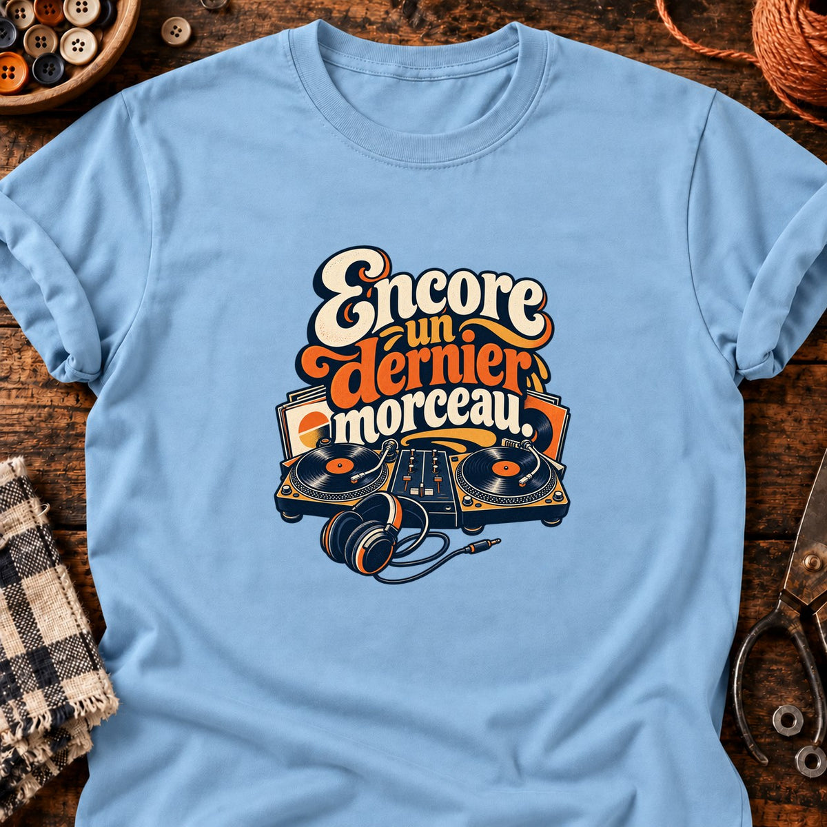 Encore un dernier morceau — T-shirt bleu clair